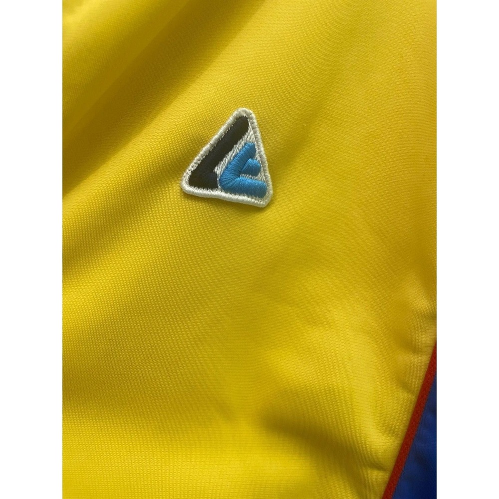 Linea Time Track Jacket Mens 34 Yellow‎ Blue Red Vintage Made in Italy Good - Picture 2 of 7